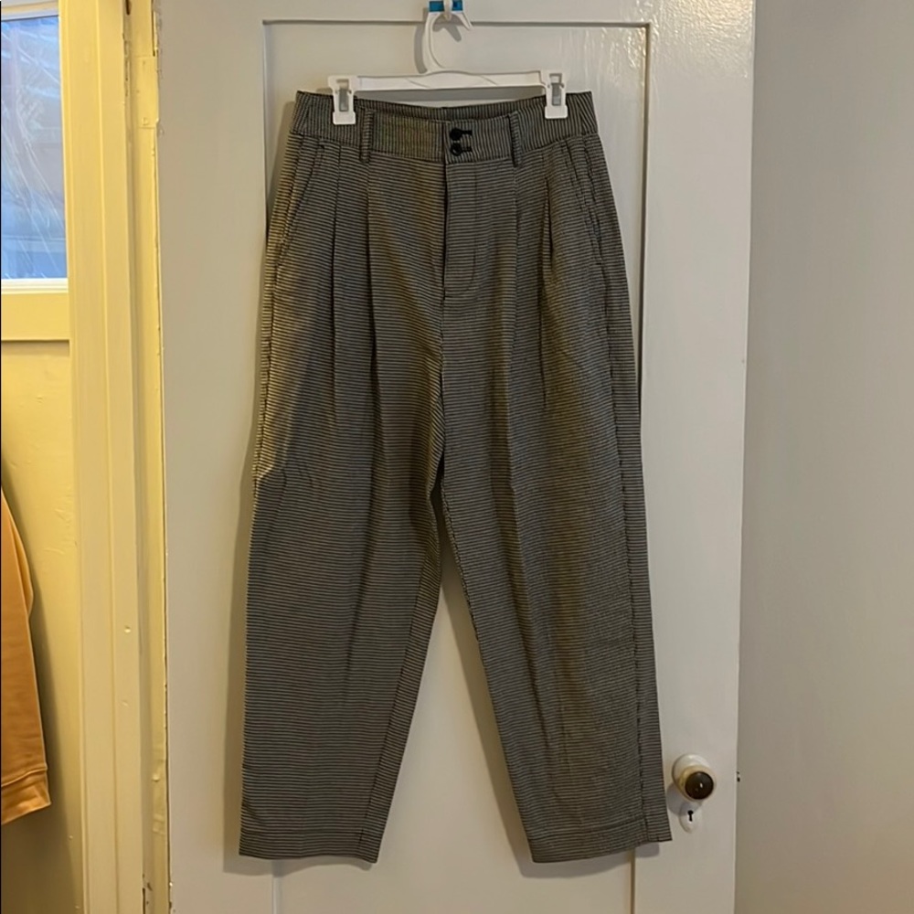 Madewell houndstooth trouser